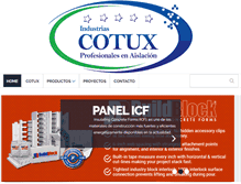 Tablet Screenshot of cotux.cl